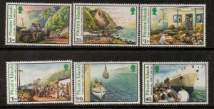 PITCAIRN ISLANDS SG487/92 1996 SUPPLY SHIP DAY MNH