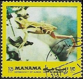 Manama  Used Stamp  Michel Cat No G793aA