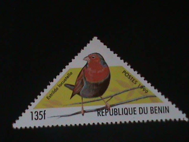 ​BENIN-1999-COLORFUL-BEAUTIFUL-LOVELY BIRD-MNH-VF-LAST ONE-HARD TO FIND