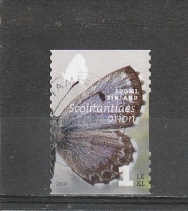 Finland  Scott#  1296b  Used  (2007 Butterflies)