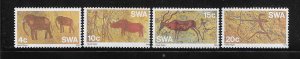 South West Africa 1976 Pre-historic Rock Paintings Sc 384-387 MNH A1575