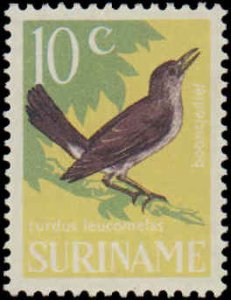 Suriname #323-330, Complete Set(8), 1966, Birds, Hinged