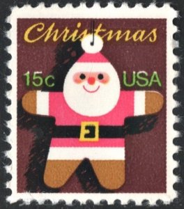 SC#1800 15¢ Santa Claus Ornament Single (1979) MNH