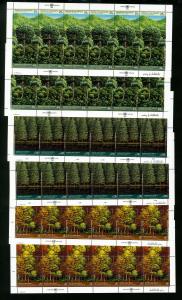 UN Stamps Lot of all 3 Tree Sheets