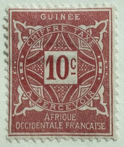 AlexStamps FRENCH GUINEA #J17 VF Mint 