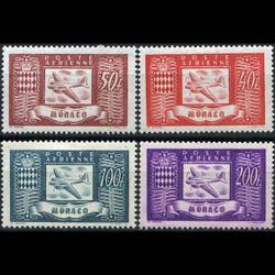 MONACO 1946 - Scott# C10-3 Plane Set of 4 LH