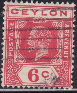 Ceylon 204 King George V 1912