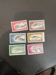 Canal Zone sc C36-C41 MNH+MH comp set