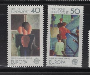 Germany #1164-65  (1975 Europa issue) VFMNH CV $1.00