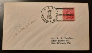 1944 US Navy USS William P Biddle APA 8 Harrisburg Pennsylvania