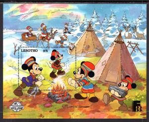 Lesotho 649 Disney's Souvenir Sheet MNH VF