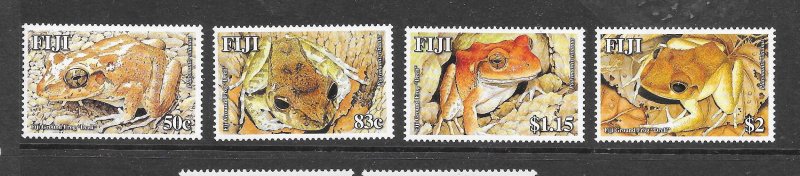 FISH - FIJI #1080-83 FROGS MNH