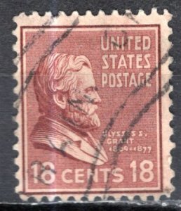 USA; 1938: Sc. # 823: Used. Single Stamp