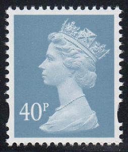 GB Machin SG Y1710, Scott MH266, 40p deep azure, MNH