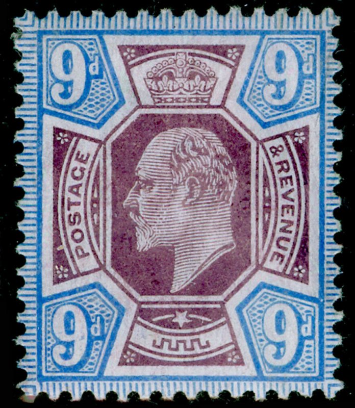 SG250a SPEC M40(-), 9d dull purple & ultramarine (OCP), M MINT. HENDON CERT