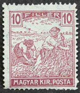 Hungary, 1920-1924, SC#336, Harvest (MAGYAR KIR. POSTA) Unused, NG, F