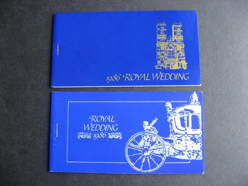 ST VINCENT 1986 royal wedding regular and imperf! booklets, check them out!