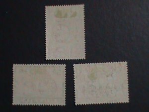 ​CEYLON- 1949  SC #304-6  73 YEARS OLD- 75TH ANNIVERSARY OF UPU MH-RARE VF