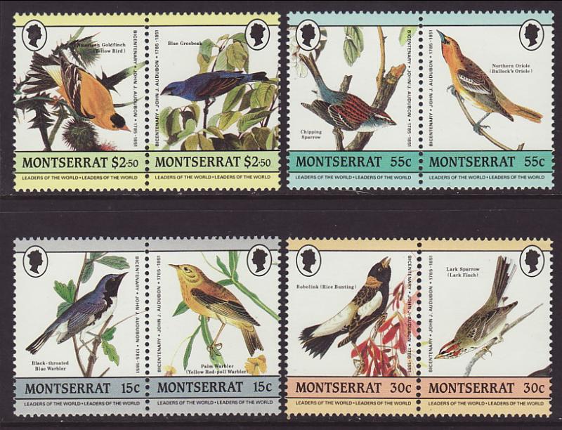 Montserrat 580-583 Birds MNH VF