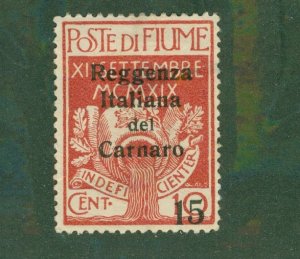 FIUME 108 MH BIN $2.00