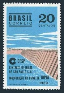 Brazil 1136,MNH.Michel 1227. Jupia Dam,Parana River,1969.