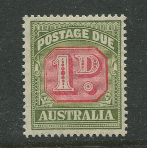 Australia - Scott J72 -Postage Due Issue -1947- Wmk 228 - MNH -Single 1d stamp