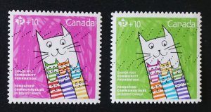 CANADA Sc# B26i  COMMUNITY FOUNDATION cats  CPL SET of 2 2017 used cto