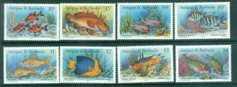 Antigua & Barbuda 1990 Fish, Marine life MUH lot80979