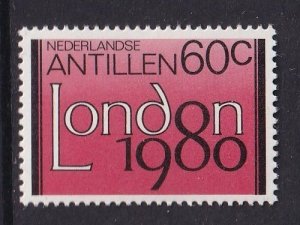 Netherlands Antilles #457  MNH 1980   Rowland Hill 60c red