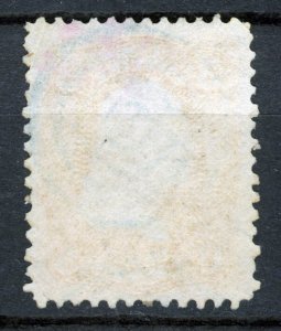 STAMP diamond USA, 1861 George Washington 3c pink, beautiful blue cancellation