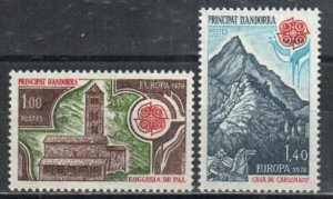 Andorra, French Stamp 262-263  - 78 Europa