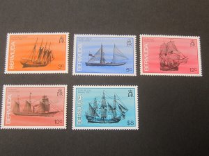 Bermuda 1986 Sc 482,83,85.86.98 MNH