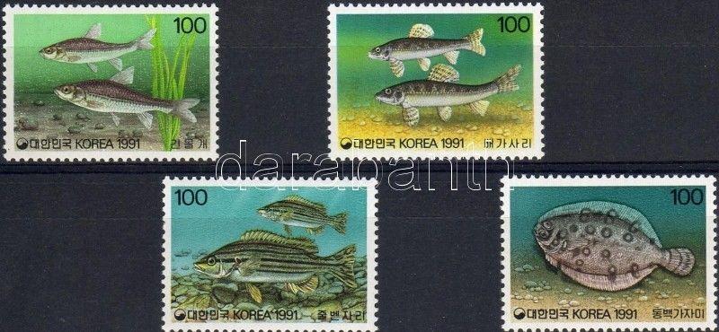 South Korea stamp Fish set MNH 1991 Mi 1669-1672 WS16229