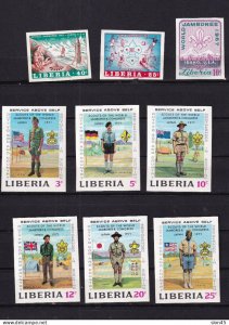 Liberia Boy Scout Jamboree MNH Imperf 2 sets 15520