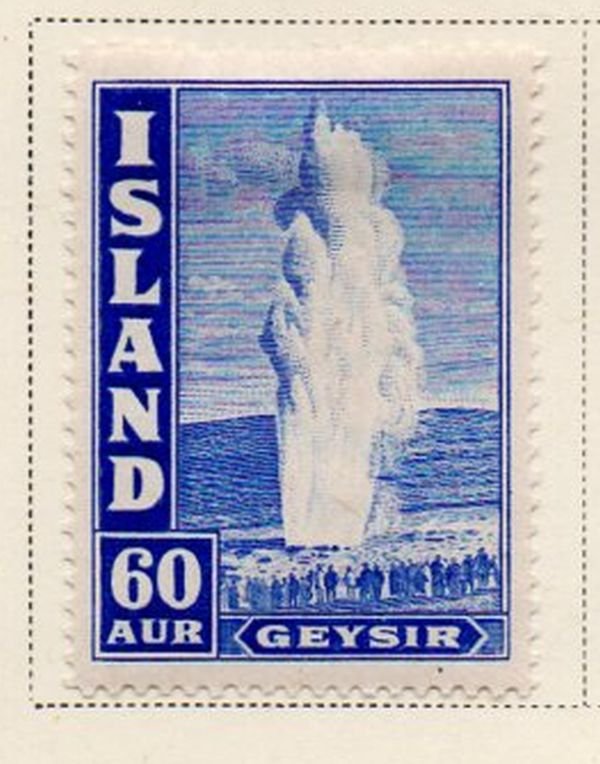 Iceland Sc 208A 1943 60 aur stamp mint