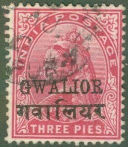 INDIAN STATE GWALIOR 29 USED BIN $0.50