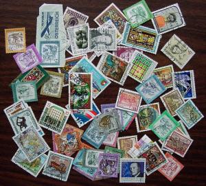 Packet, Austria, about 60 Different Stamps