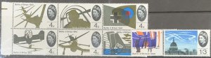 GREAT BRITAIN 1965 BATTLE OF BRITAIN SET SG671a 677/8  UNMOUNTED MINT