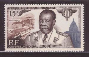 French Equatorial Africa  AEF Scott C42 MNH** airmail stamp