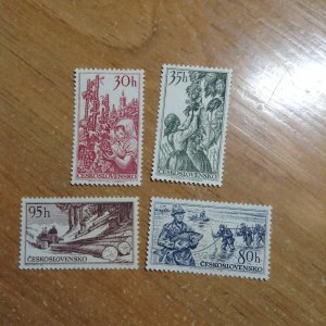 Czechoslovakia  # 766-69  MNH