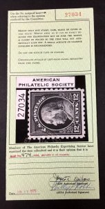 MOMEN: US STAMPS #474 MINT OG NH VF+ APS CERT LOT #82048