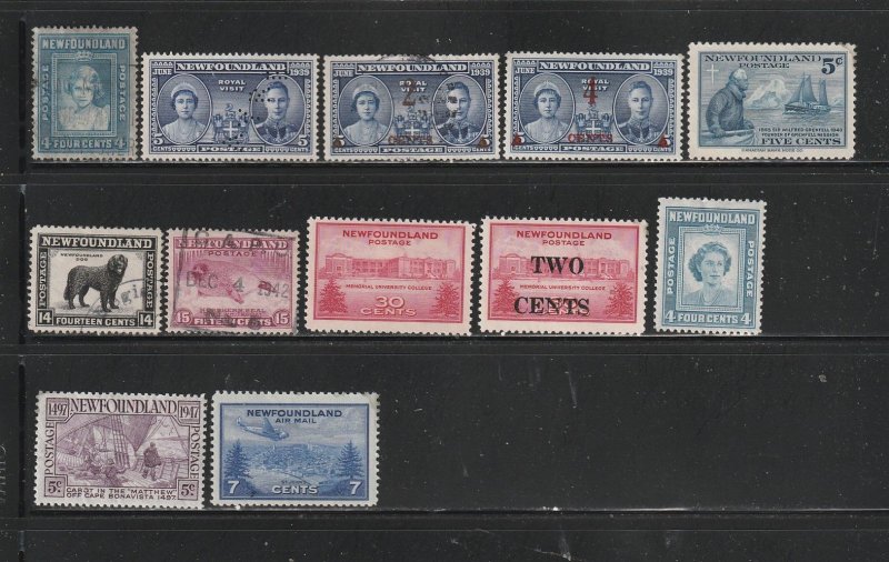 Newfoundland Collection A 42 Stamps -2 Scans- All the stamps are in the scans.
