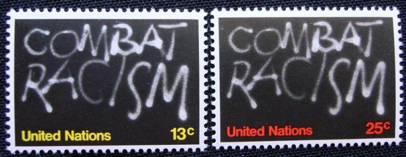 UN #287-288 MNH, 2 Singles, Combat Racism, SCV $.60 L10