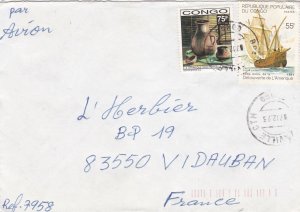 French Colonies 1993 Cancels Air Mail Ceramic Jug + Ship Stamps Cover Ref 44668