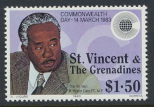 St. Vincent  SC# 672  MNH Commonwealth Day 1983  see detail & scan