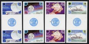 Belize 1983 Communications Year set of 4 in unmounted min...