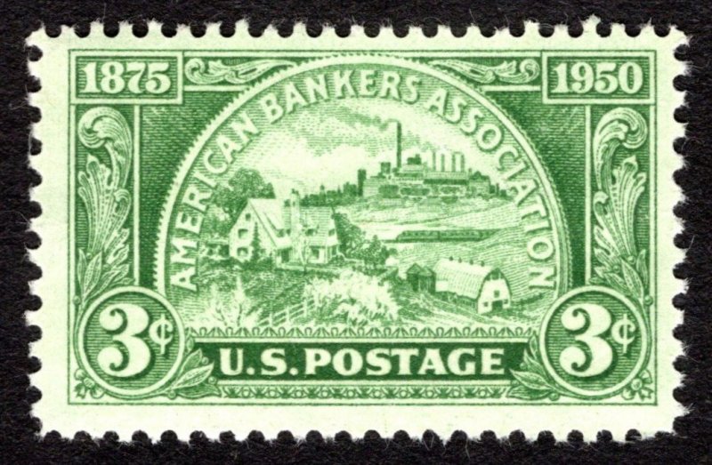 1950, US 3c, American Bankers Association, MNH, Sc 987