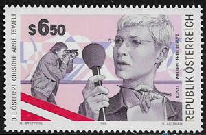 Austria #1773 MNH Stamp - Reporter and Photographer