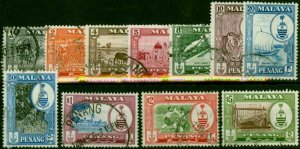 Penang 1960 Set of 11 SG55-65 Fine Used (2)