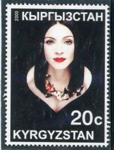 Kyrgyzstan 2000 MADONNA American Singer 1 value Perforated Mint (NH)